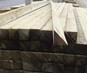 3.6m arris rail treated
