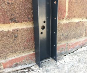 2.1m 56mm x 30mm U Channel Durapost Grey