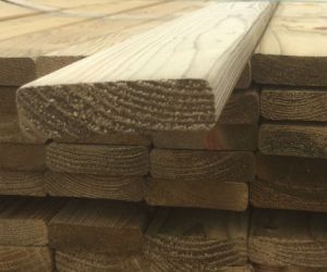 3.6m ex 25mm x 75mm smooth treated