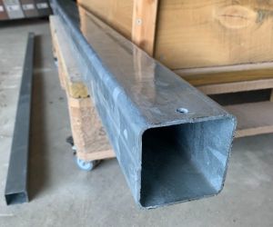 2.4m Galv Corner post Durapost