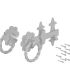 8" Ring Latch Galv Gate Mate