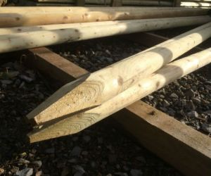 2.4m x 60mm machined post treated UC4