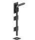 18" Black Drop Bolt Gate Mate