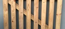 Nailed Wicket Gate .900 x .900 L/H