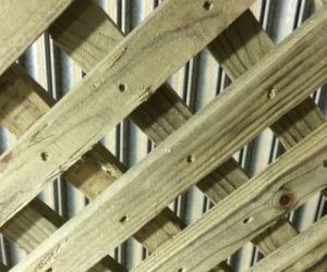 0.3m x 3.0m Heavy Diamond Trellis