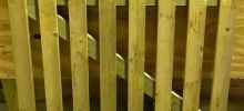 Nailed Wicket Gate .900 x .900 L/H round