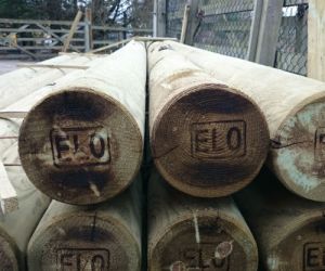 3.6m x 150mm machined UC4 Treated pole