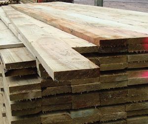 2.4m 22mm x 150mm Treated