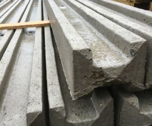 2135 Concrete Slotted Intermediate Post
